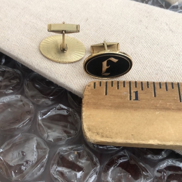 Vintage Men’s Stamped Pend Cufflinks - Picture 3 of 4